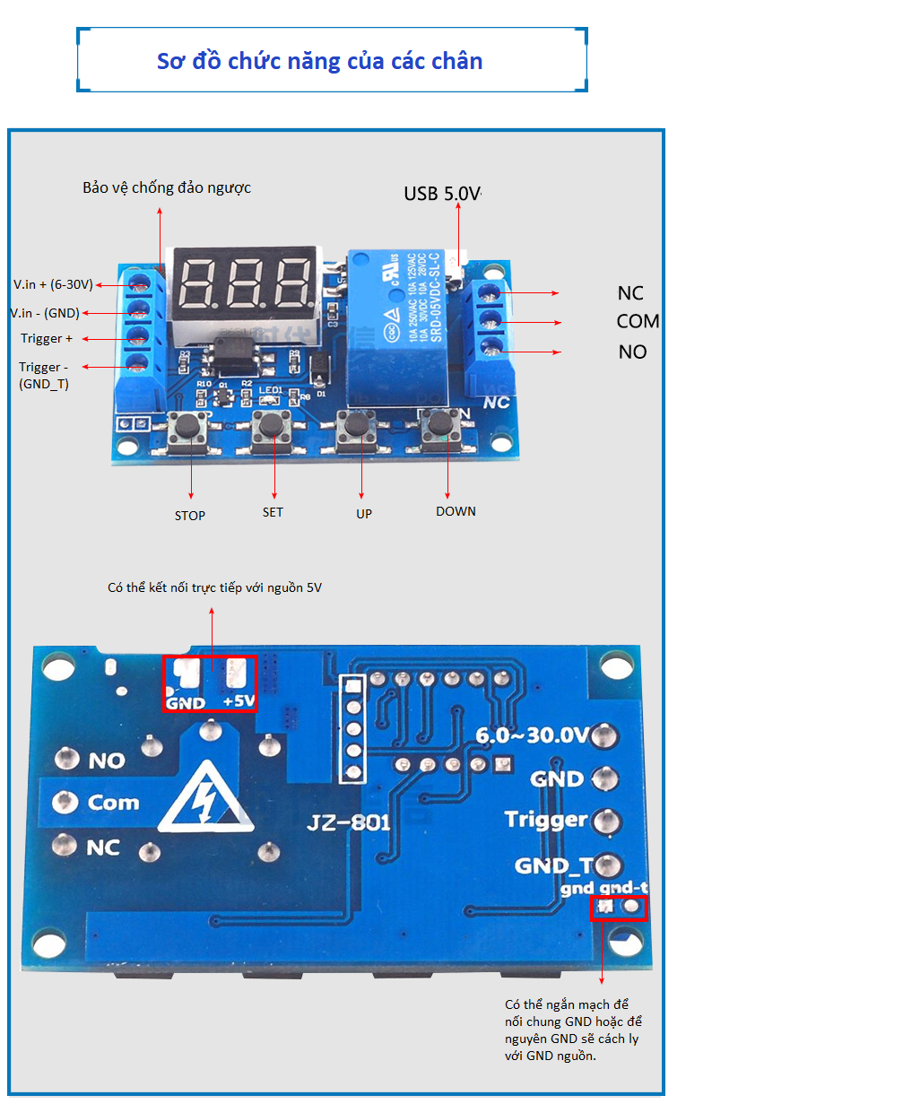 Delay 6 - 30V 10A