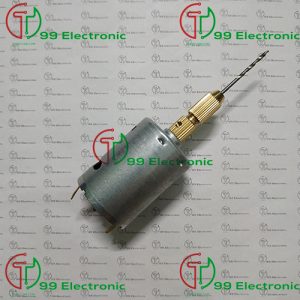 Mô tơ RS380 và mũi khoan 1.5mm