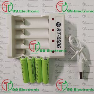 Sạc pin AAA và 4 pin AAA